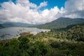 Scenic View of Twin Lakes in Bali, Indonesia Royalty Free Stock Photo